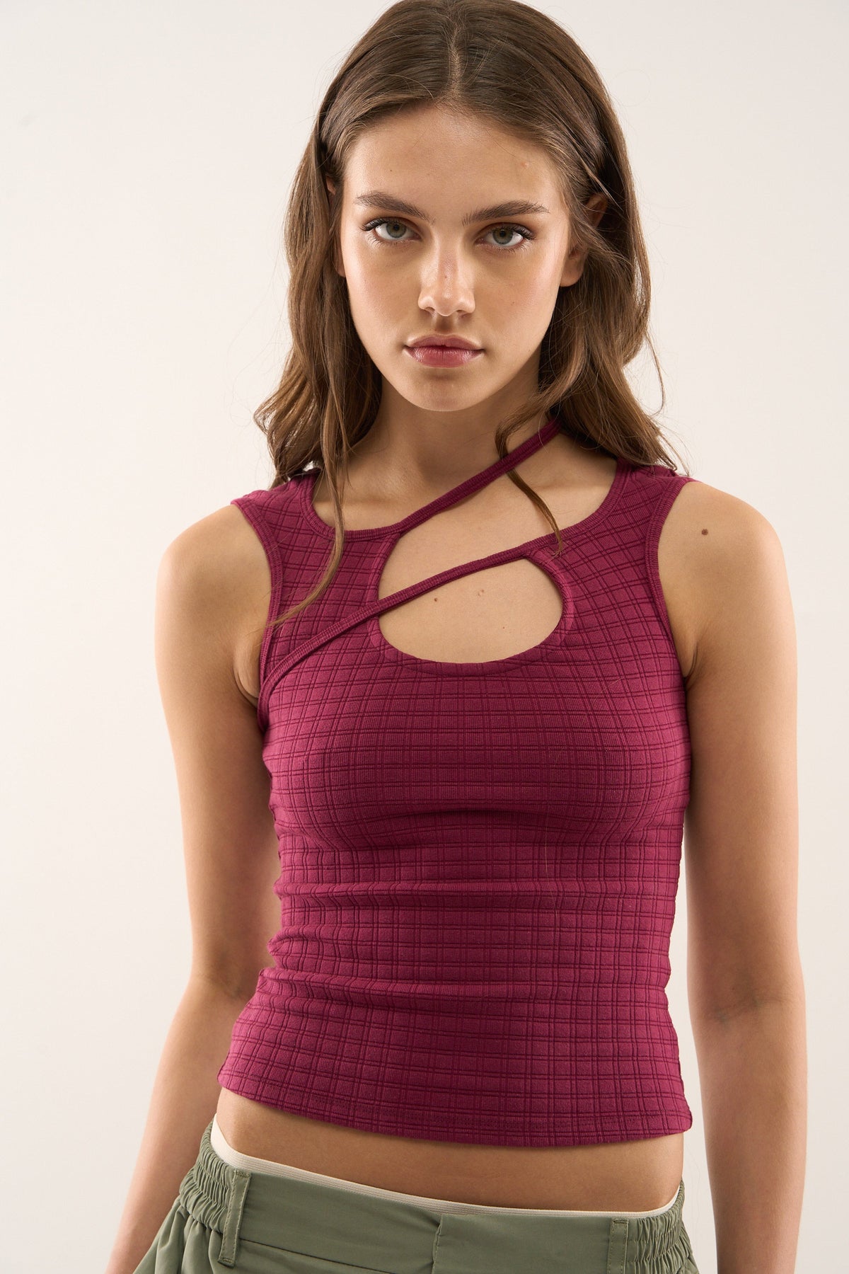 Kiuty Burgundy Top