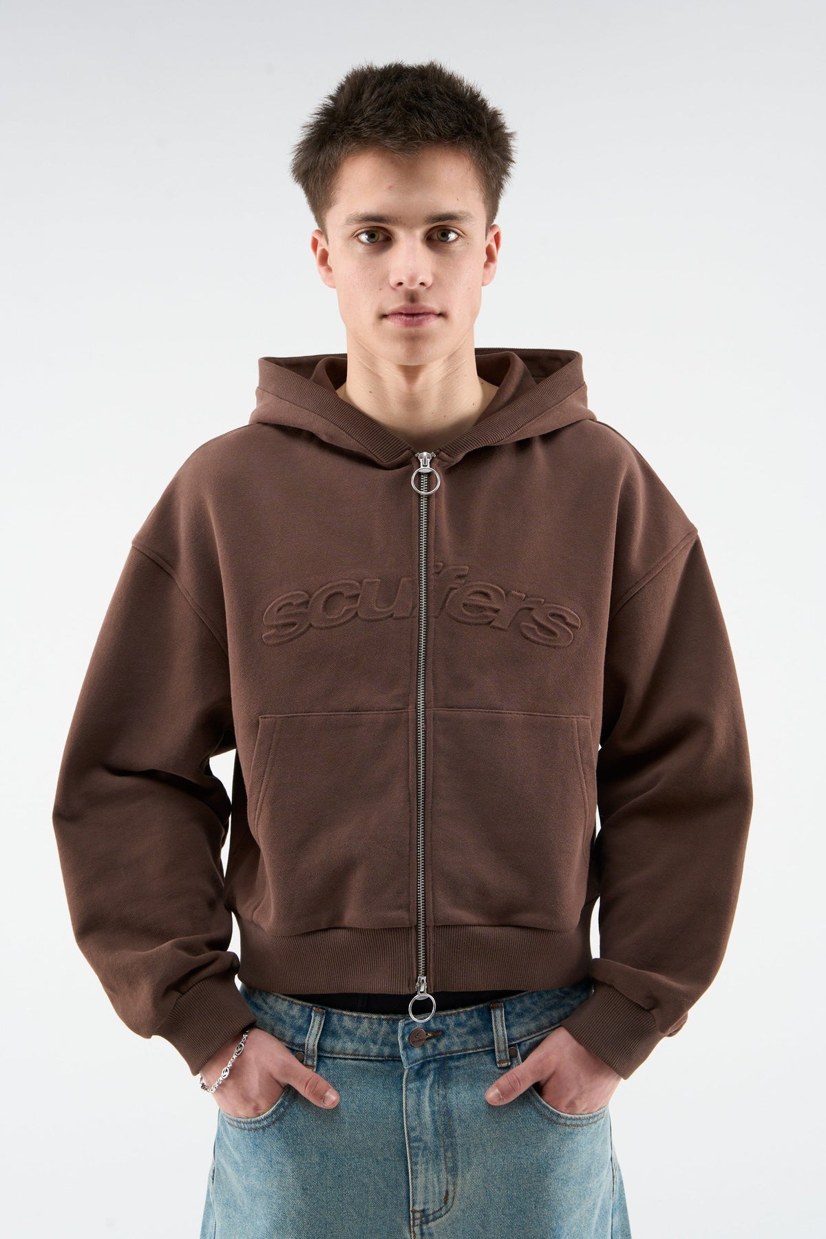 Bullet Brown Zipper
