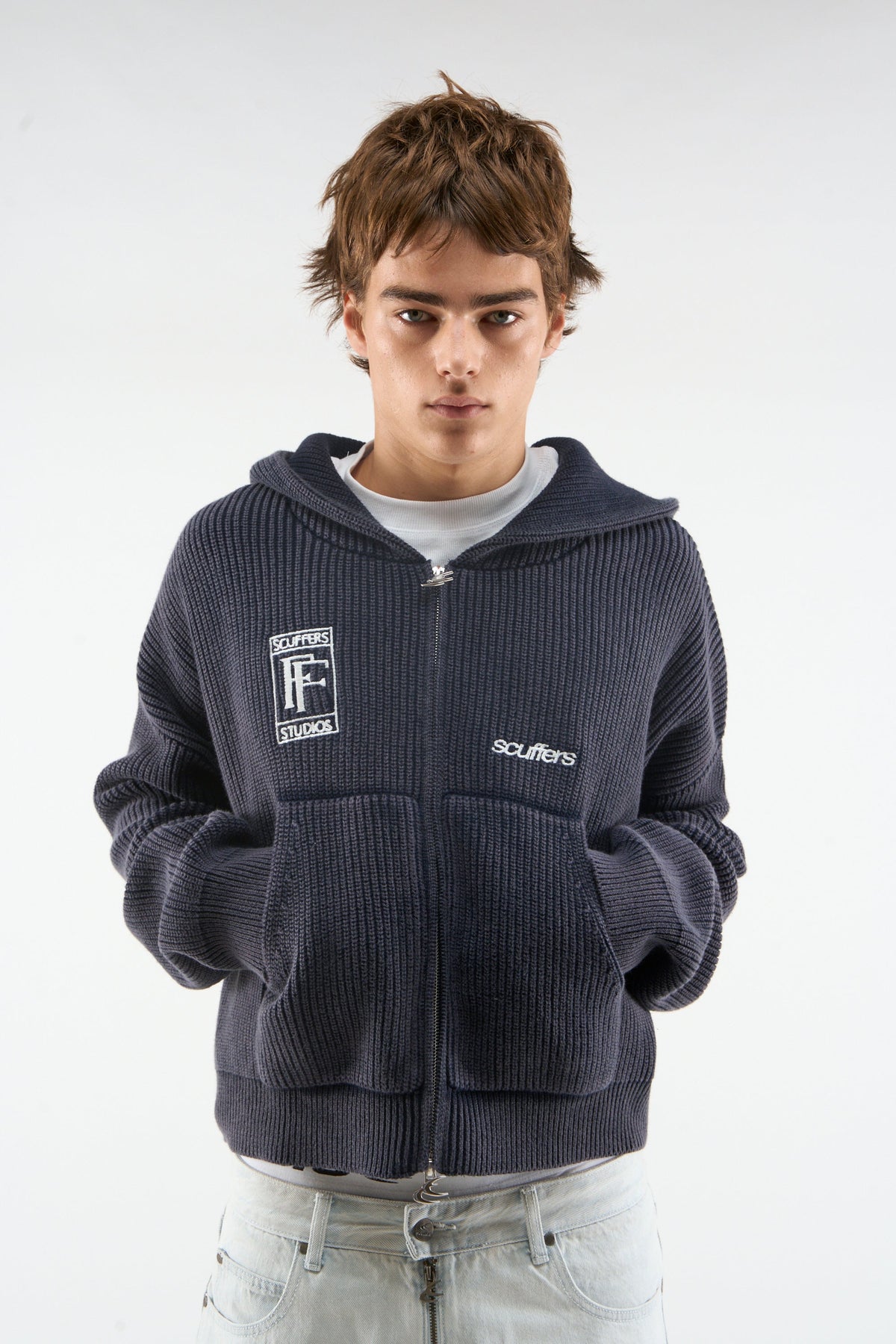 Signal Dark Knit Zipper