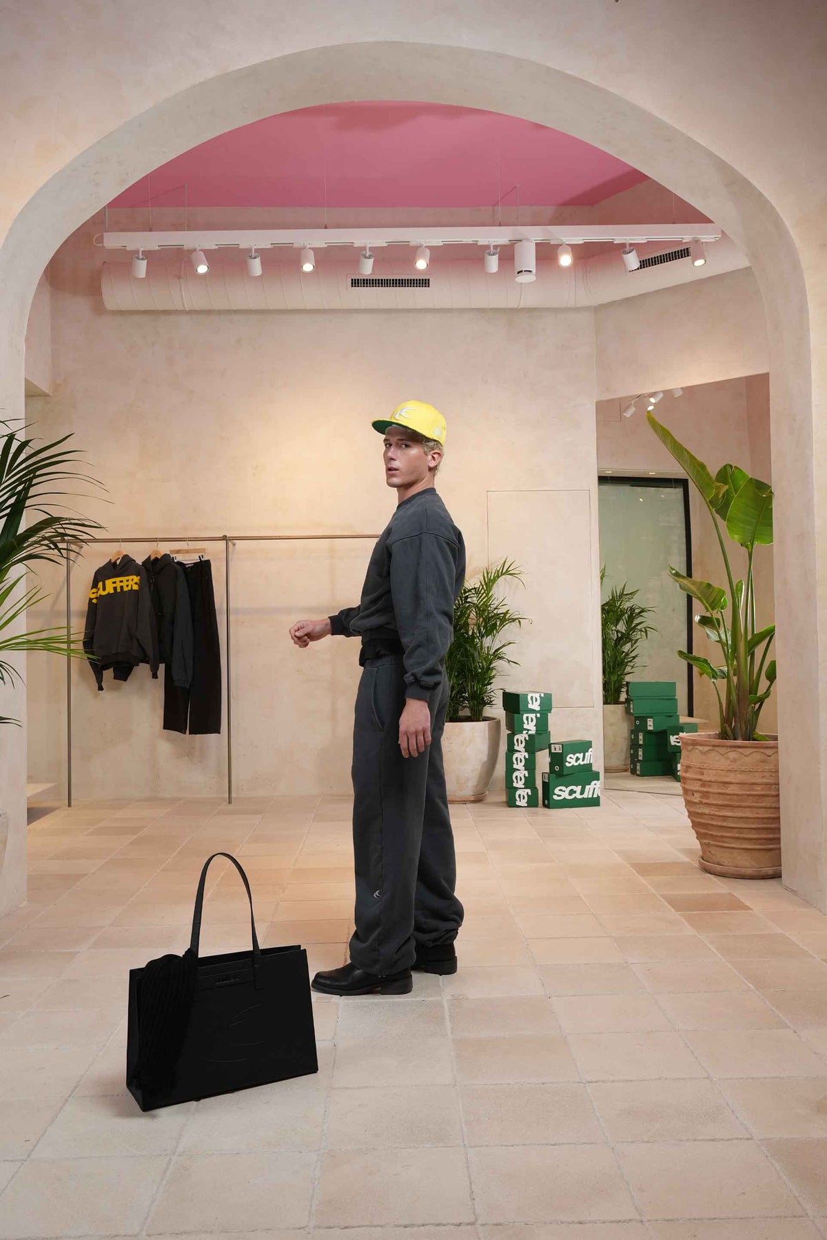 SCFF Fitted Yellow Cap