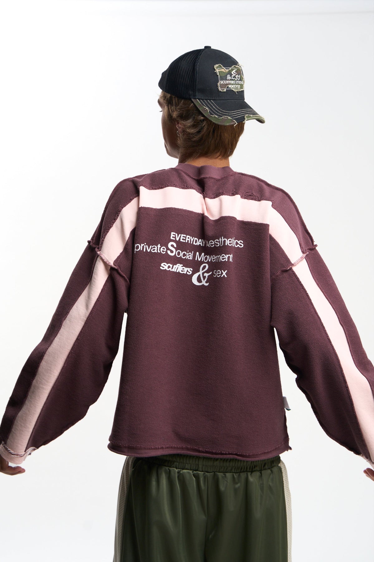 Dye Tech Burgundy Sweatshirt