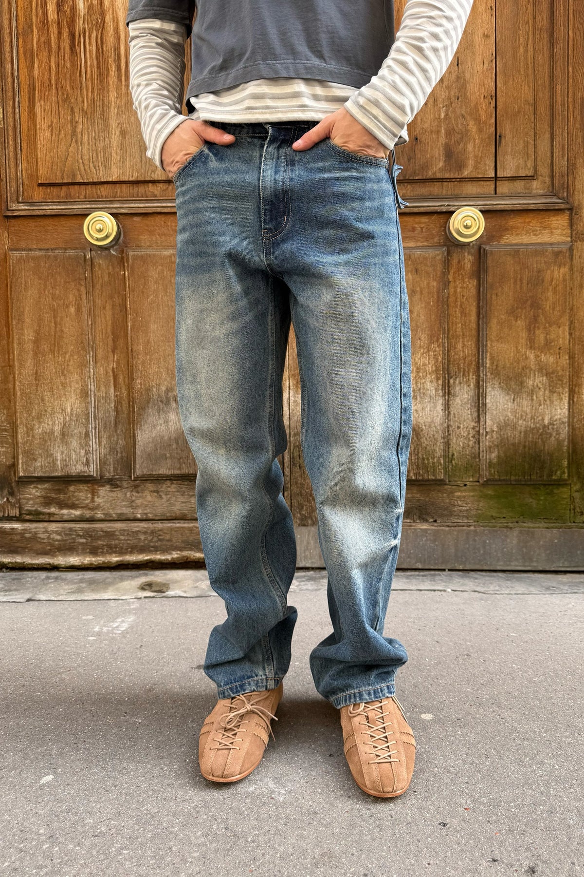 Roll Dark Blue Pants