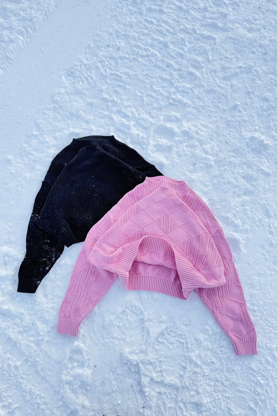 Martine Black Knit