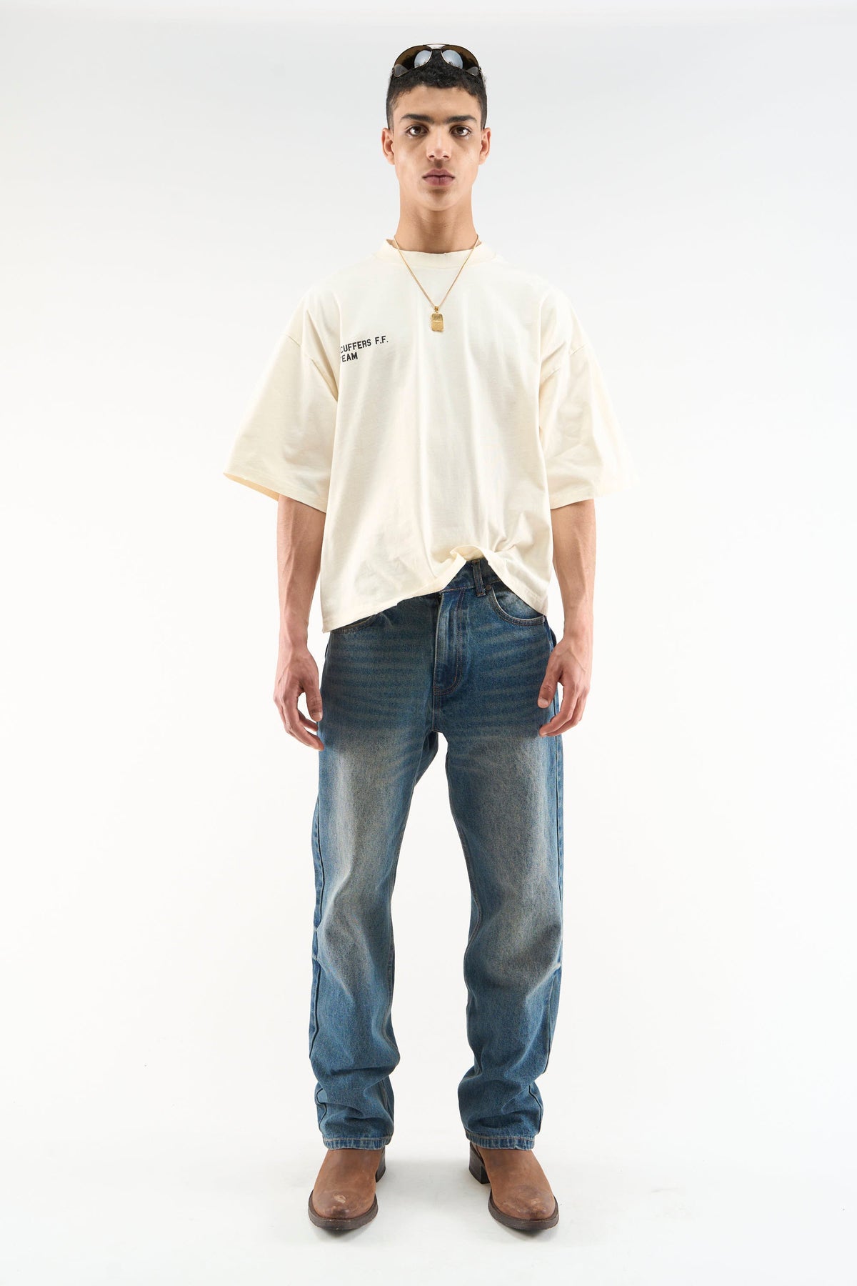 Omega Ecru T-Shirt